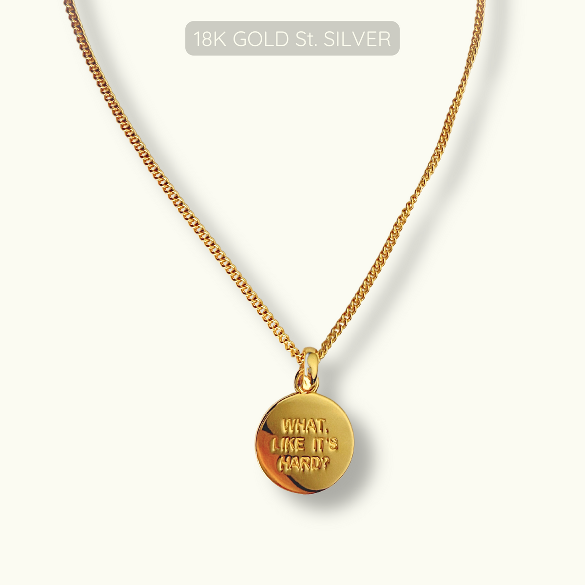 Elle Necklace - 18k Gold Plated 925 Sterling Silver