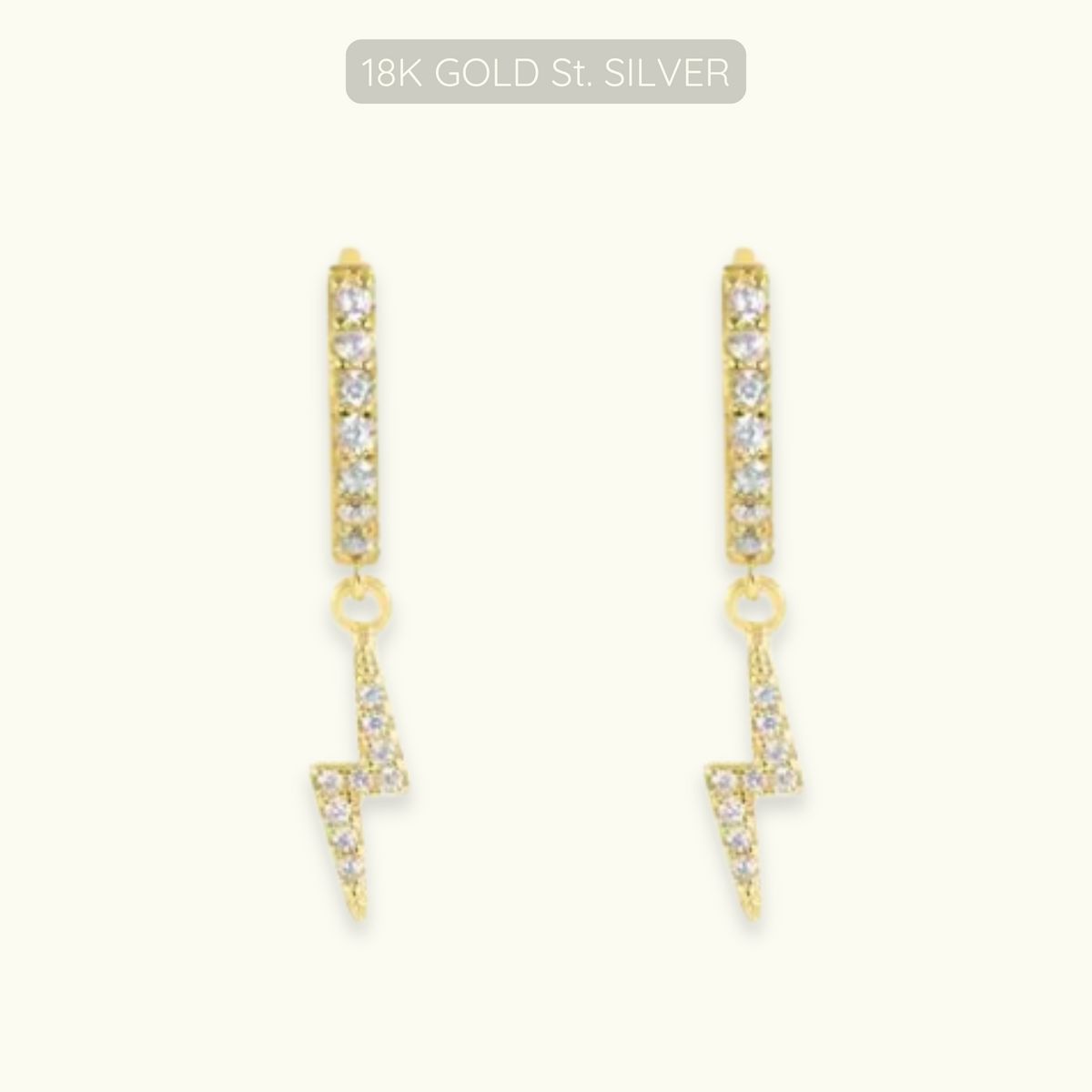 Ali Huggies - 18k Gold Plated 925 Sterling Silver