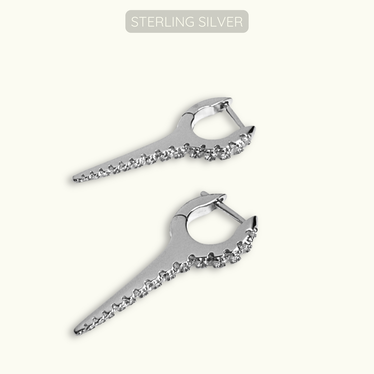 Elsa Hoops - 925 Sterling Silver