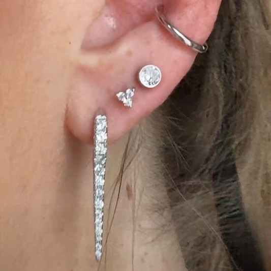 Elsa Hoops - 925 Sterling Silver