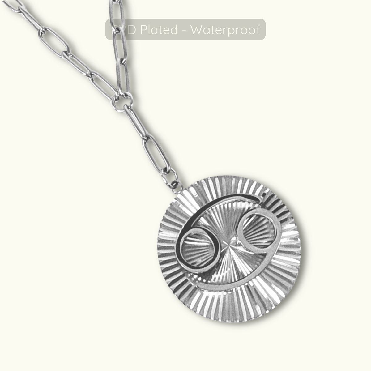 REDUCED - Symone Zodiac Necklace - Silver - Waterproof PVD Plated