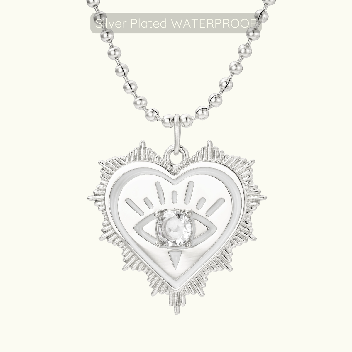 Sabrina Necklace - Silver Plated WATERPROOF