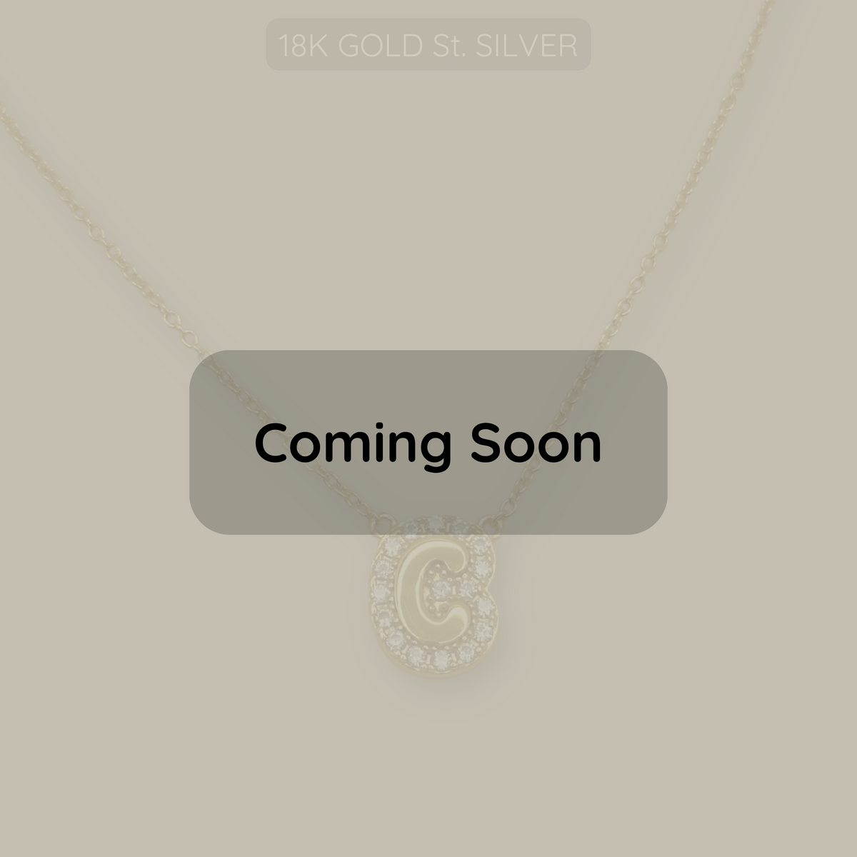 Alpha Necklace - 18k Gold Plated 925 Sterling Silver
