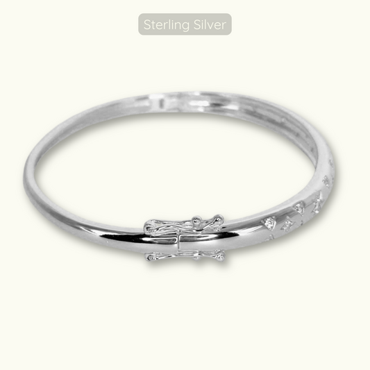 Destiny Bangle - 925 Sterling Silver