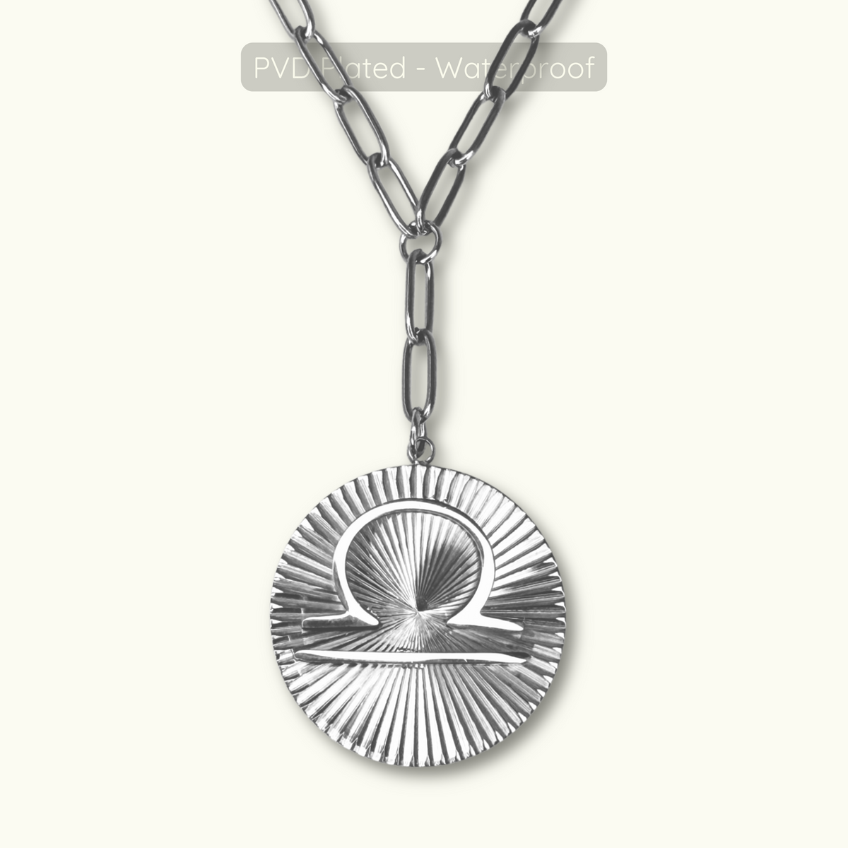 REDUCED - Symone Zodiac Necklace - Silver - Waterproof PVD Plated