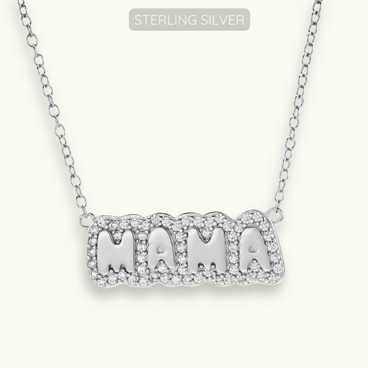 Mama Necklace - 925 Sterling Silver