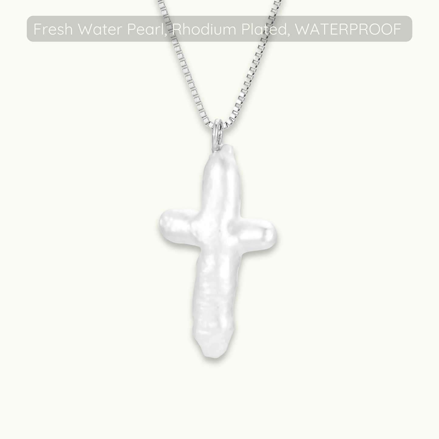 Suki Necklace - Rhodium Plated - WATERPROOF
