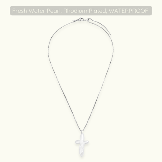 Suki Necklace - Rhodium Plated - WATERPROOF