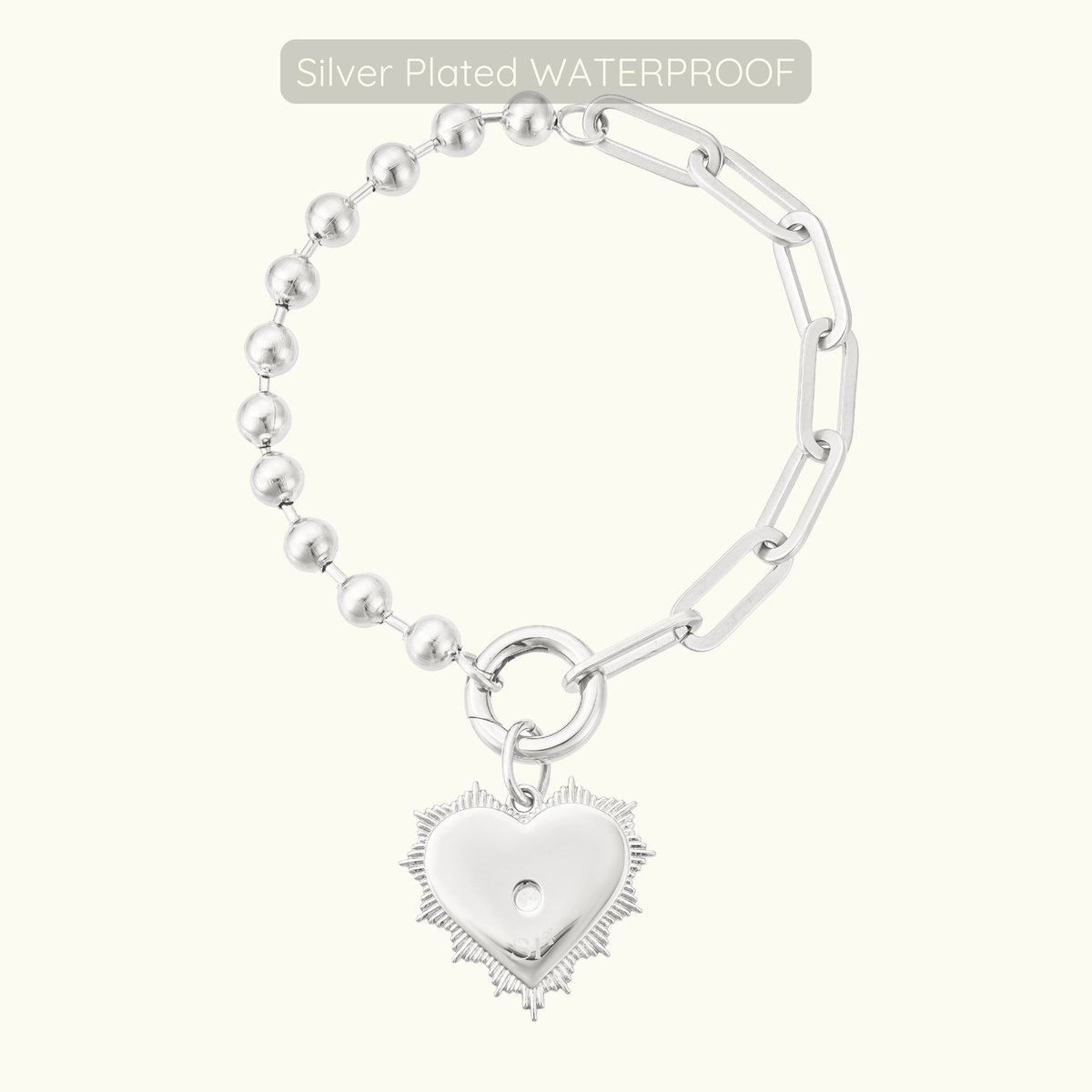 Sabrina Bracelet - Silver Plated WATERPROOF