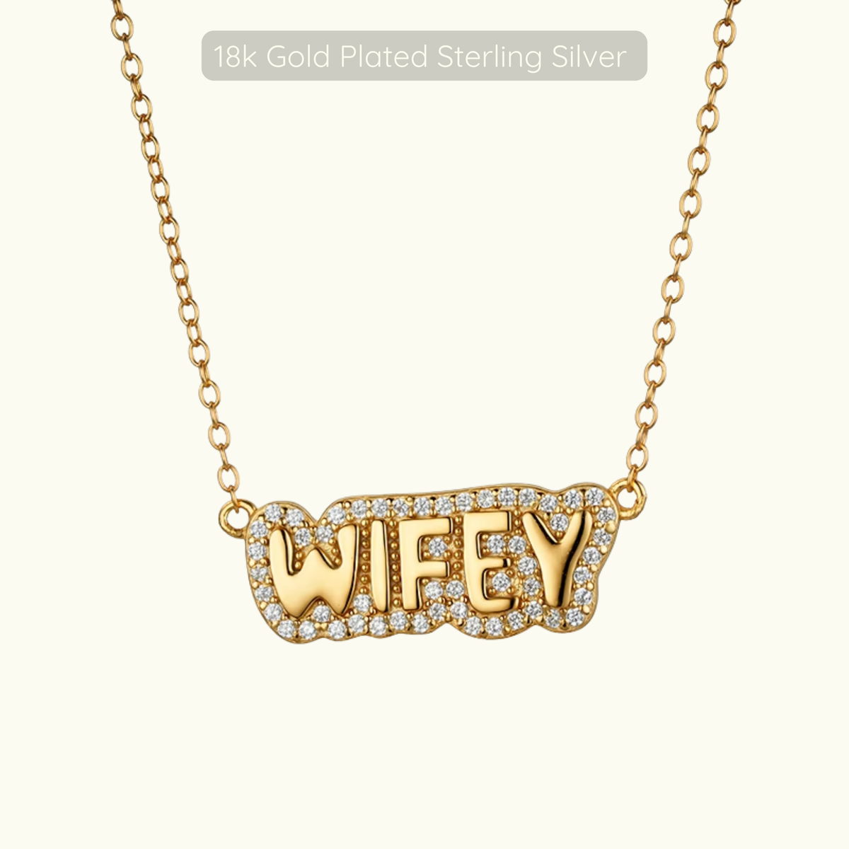 Missy Necklace - 18k Gold Plated 925 Sterling Silver