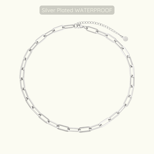 Kyle Halo Necklace - Silver Plated - Waterproof