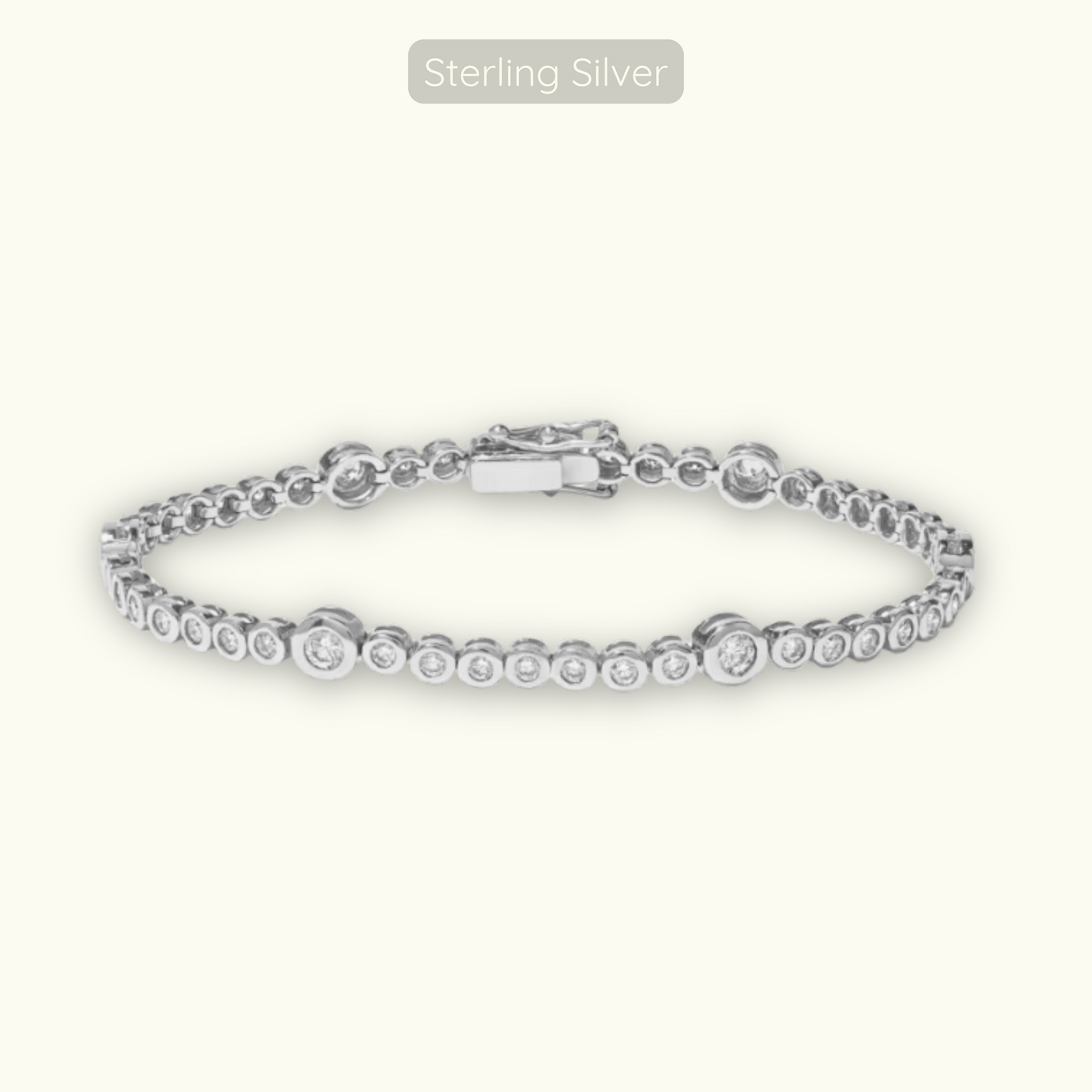 Sofia Tennis Bracelet - 925 Sterling Silver
