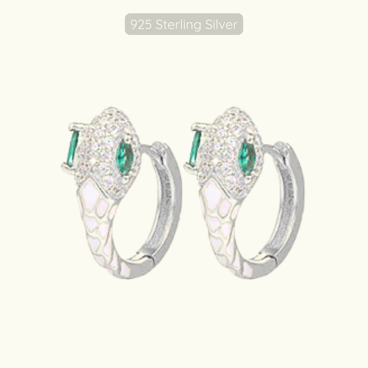 Taylor Hoops - 925 Sterling Silver