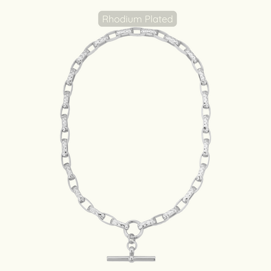 Trinity Necklace - Silver - Rhodium Plated