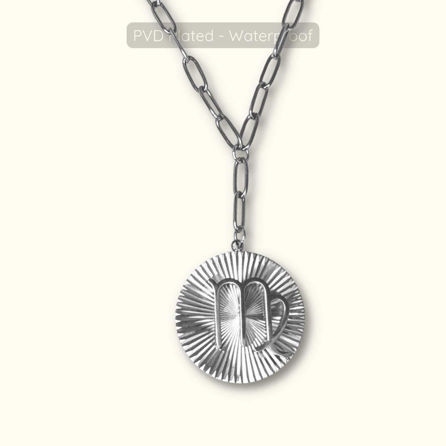 REDUCED - Symone Zodiac Necklace - Silver - Waterproof PVD Plated