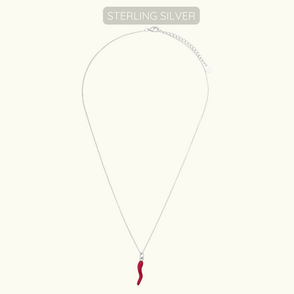 PRE ORDER - Chilli Necklace - Sterling Silver
