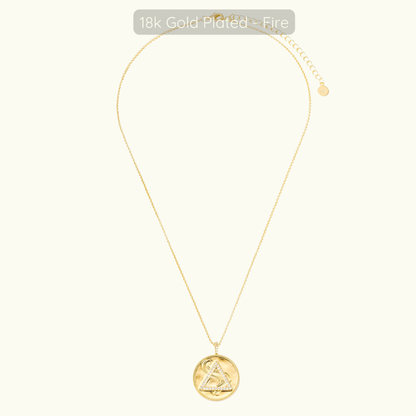 Element Necklace - 18k Gold Plated