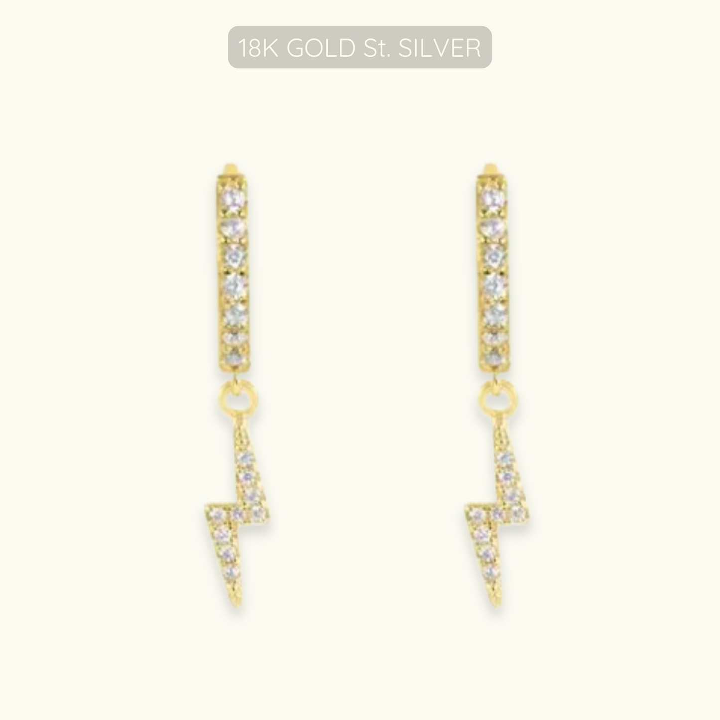 Ali Huggies - 18k Gold Plated 925 Sterling Silver