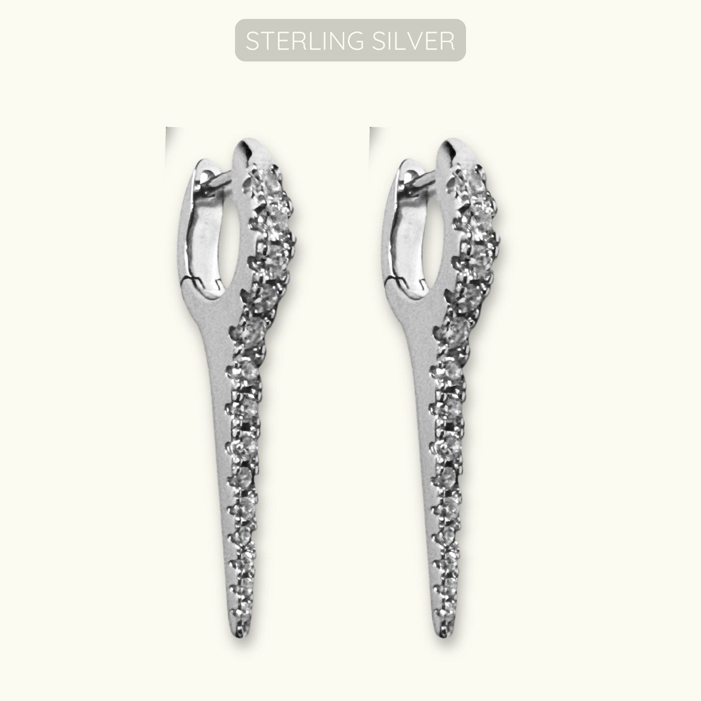 Elsa Hoops - 925 Sterling Silver