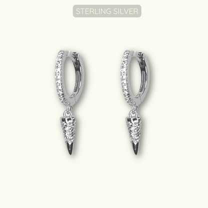 Penelope Huggies - Silver - 925 Sterling Silver
