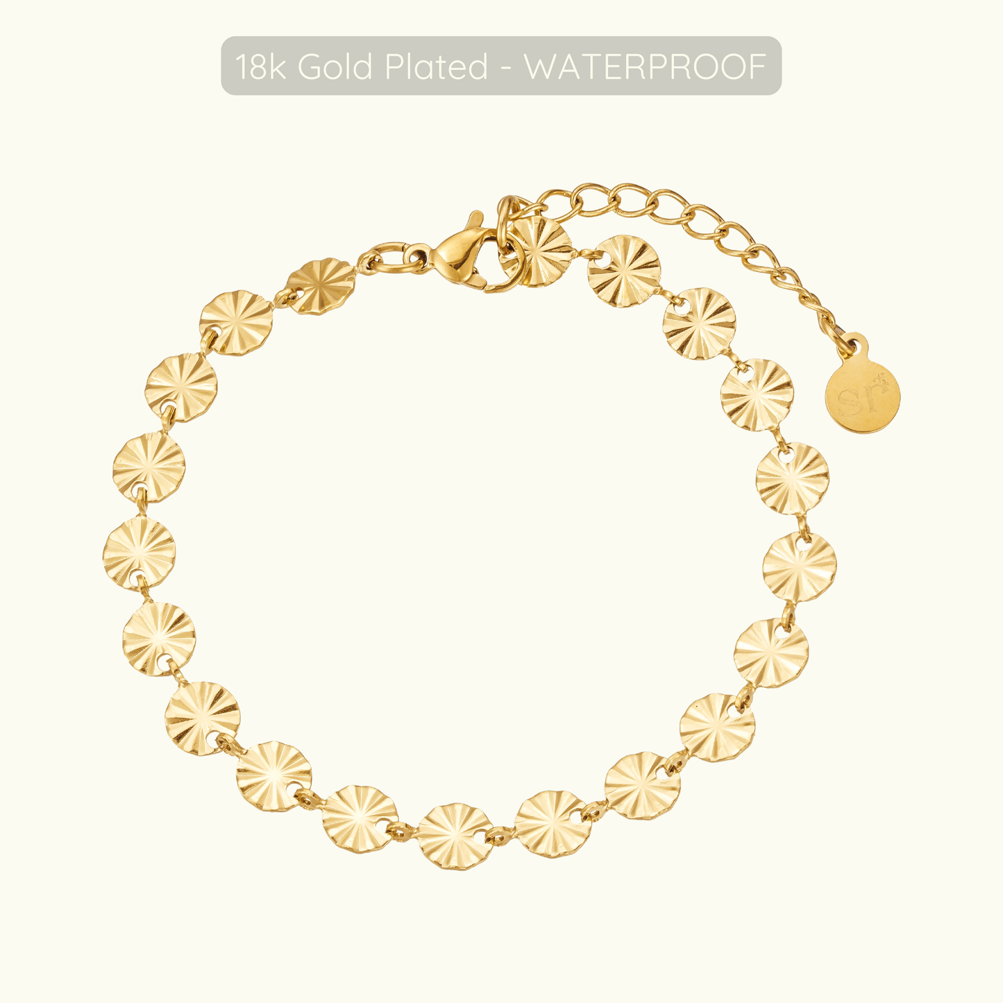 Ailey Bracelet - 18k Gold Plated - Waterproof