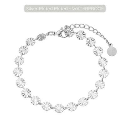 Ailey Bracelet - Silver Plated Plated - Waterproof