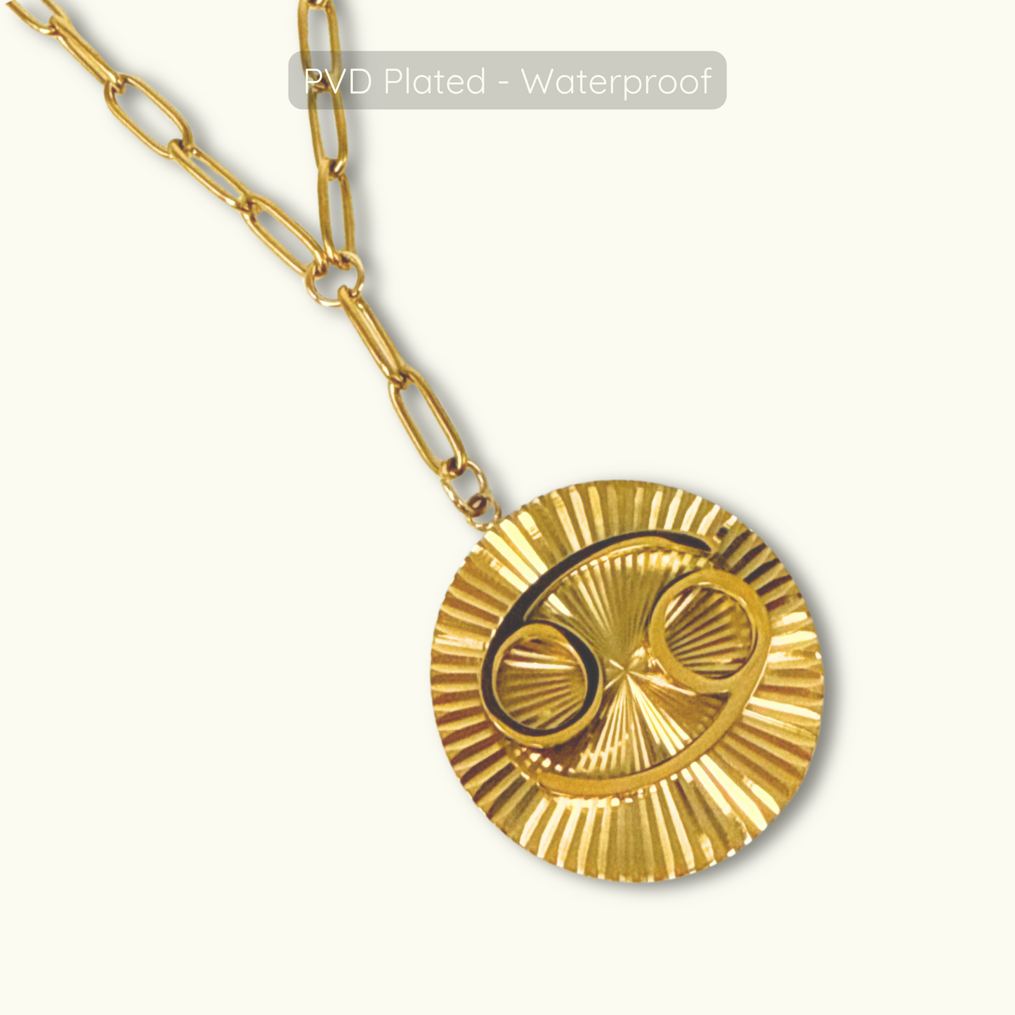 Symone Zodiac Necklace  - Waterproof - 18k Gold Plated PVD Plated