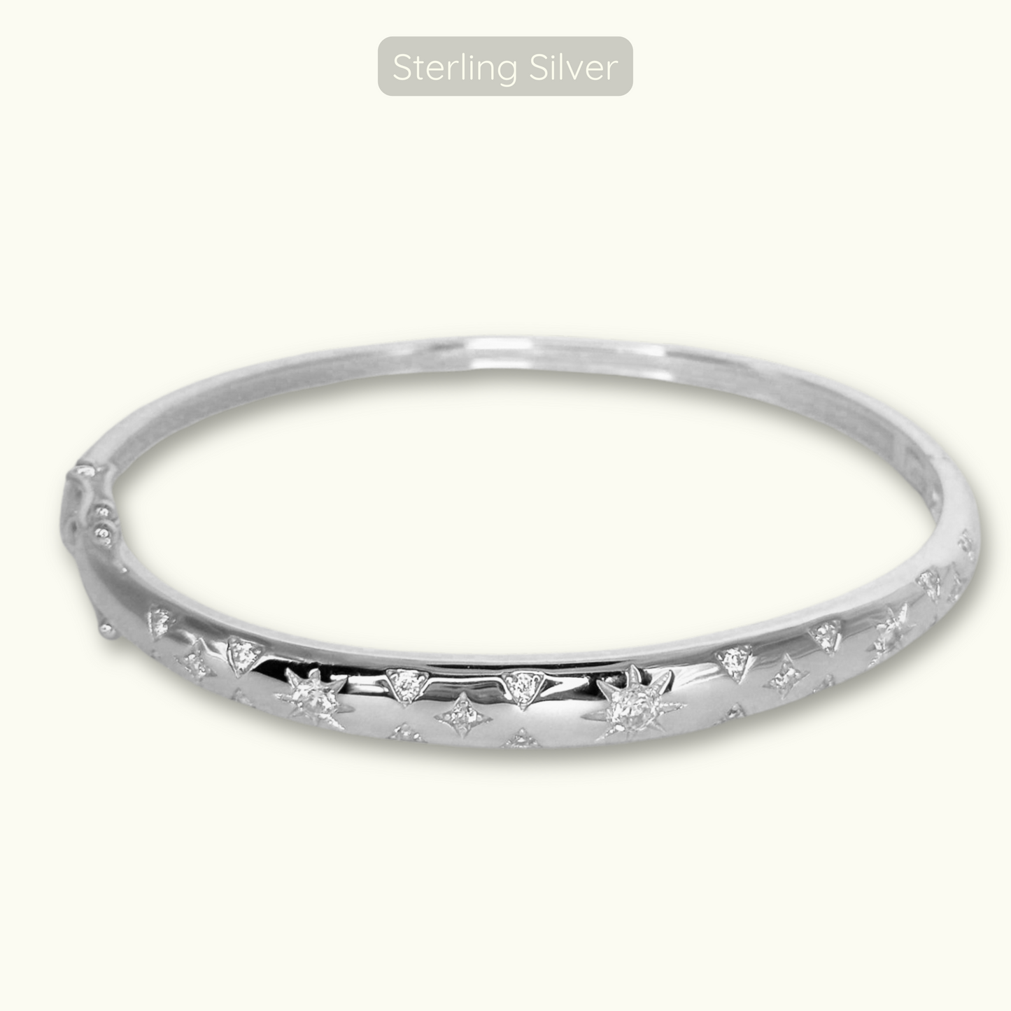 Destiny Bangle - 925 Sterling Silver