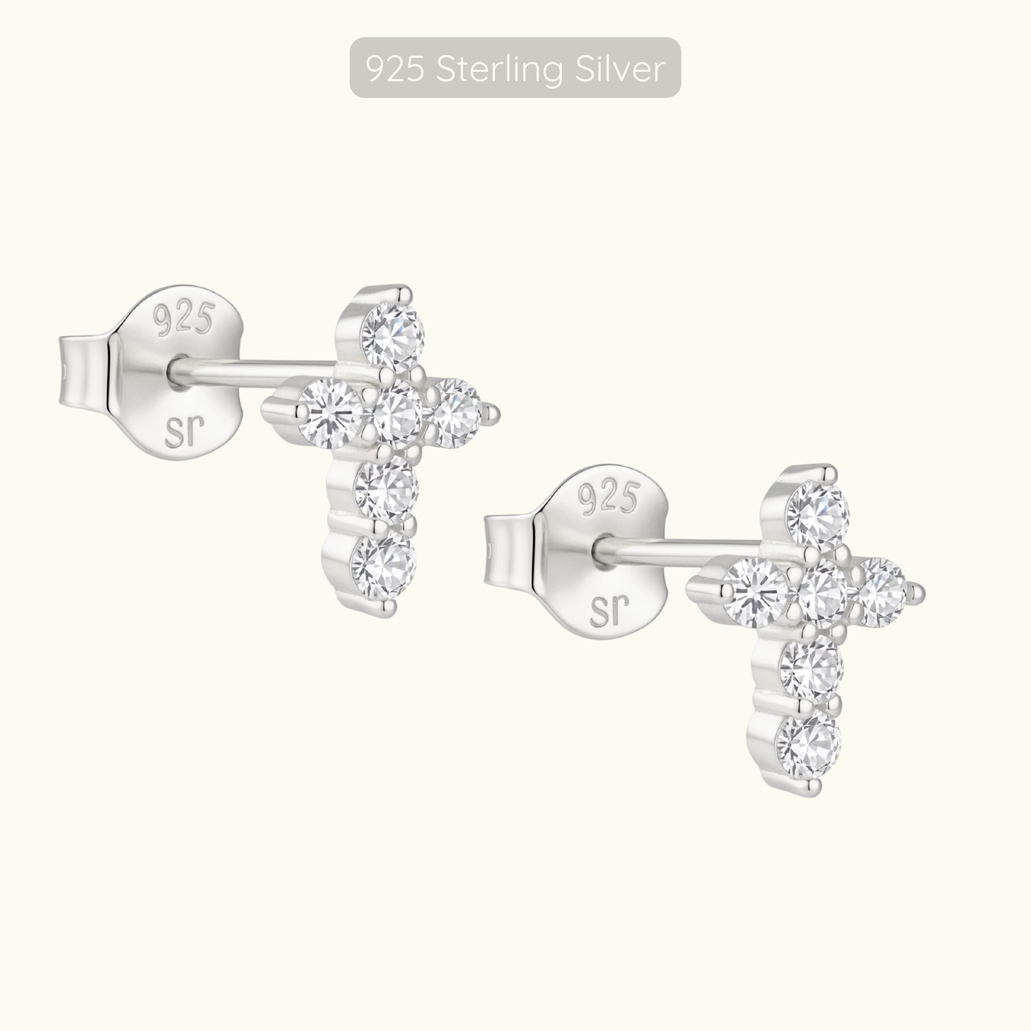 Loraine Studs - 925 Sterling Silver