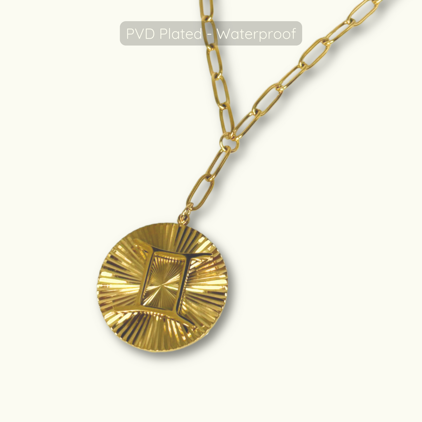 Symone Zodiac Necklace  - Waterproof - 18k Gold Plated PVD Plated