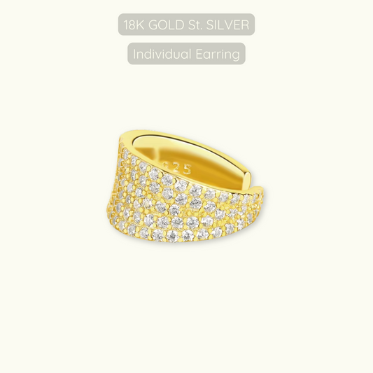 Kate Ear Cuff - 18k Gold Plated Sterling Silver