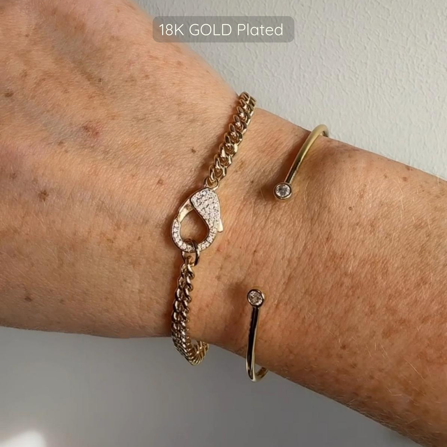 Khloé Bracelet - 18k Gold Plated