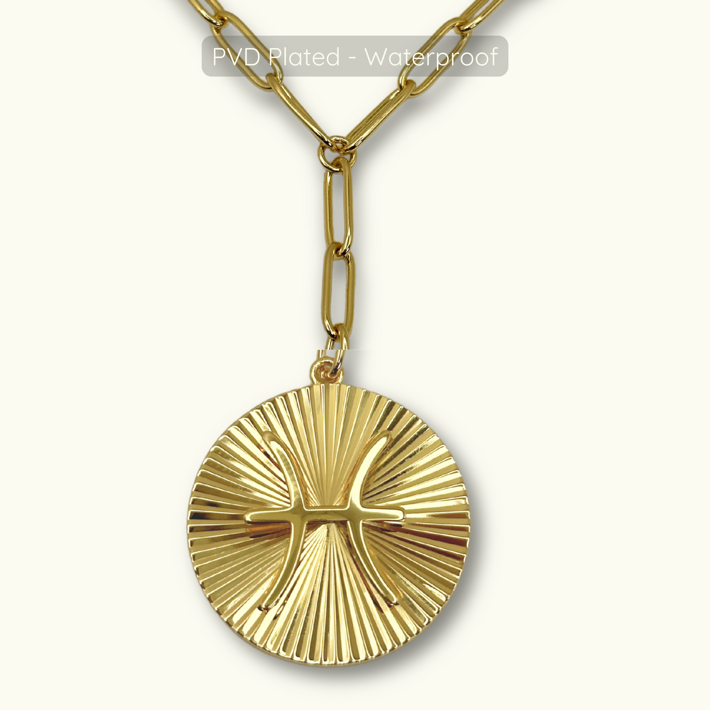 Symone Zodiac Necklace  - Waterproof - 18k Gold Plated PVD Plated