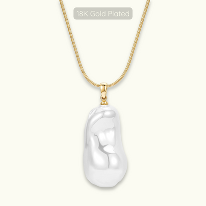 Marie Pearl Necklace - 18k Gold Plated
