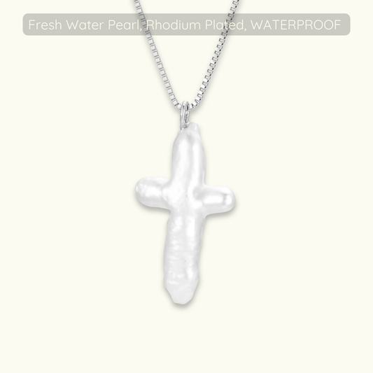 Suki Necklace - Rhodium Plated - WATERPROOF