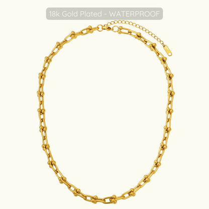 Nancy Halo Necklace - 18k Gold Plated - Waterproof
