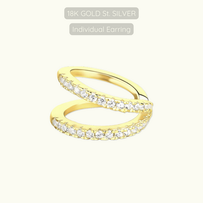 Victoria Ear Cuff - 18k Gold Plated Sterling Silver