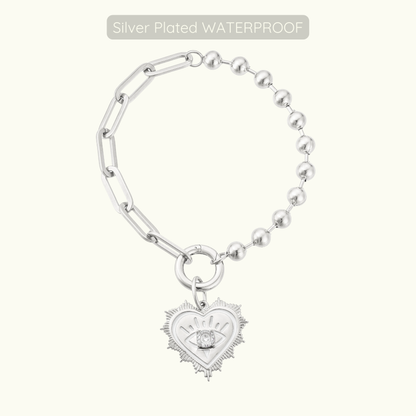 Sabrina Bracelet - Silver Plated WATERPROOF