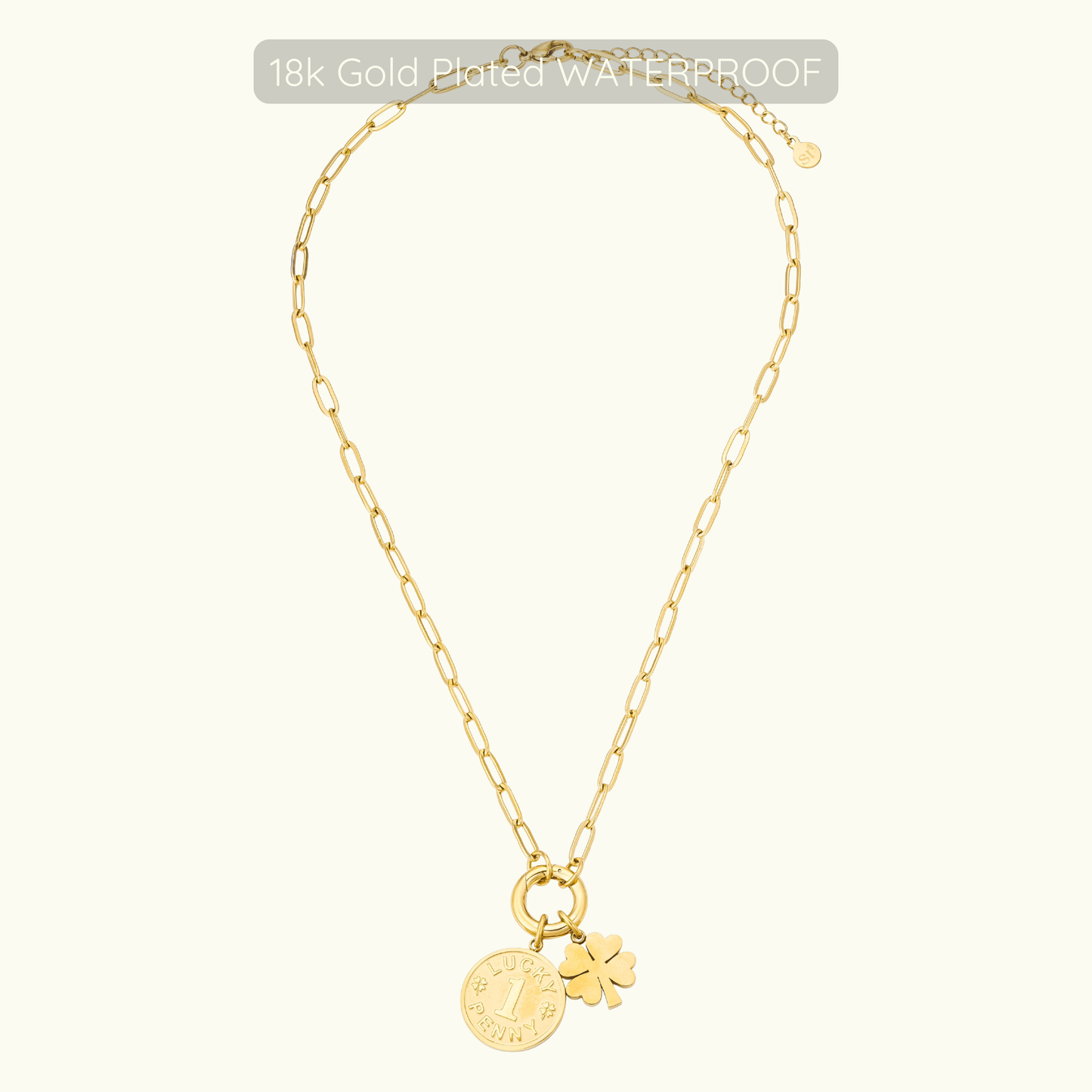 Vinny Necklace - 18k Gold Plated WATERPROOF