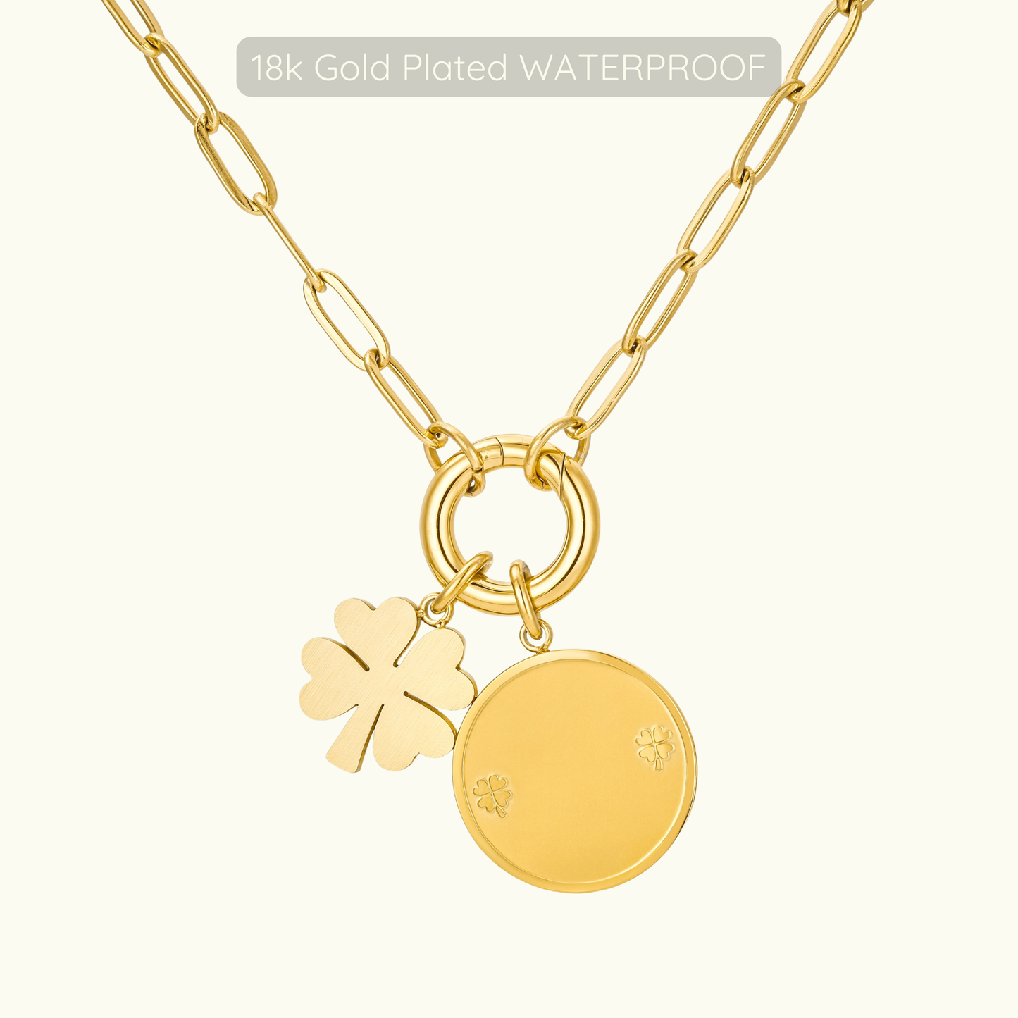 Vinny Necklace - 18k Gold Plated WATERPROOF