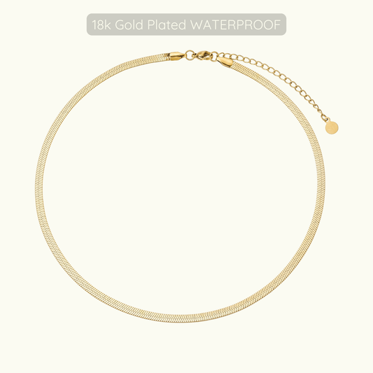 Lisa Halo Necklace - 18k Gold Plated - Waterproof
