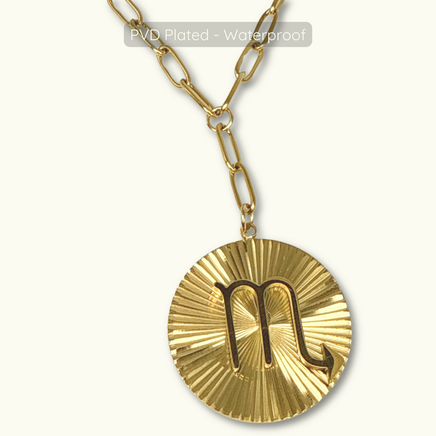 Symone Zodiac Necklace  - Waterproof - 18k Gold Plated PVD Plated