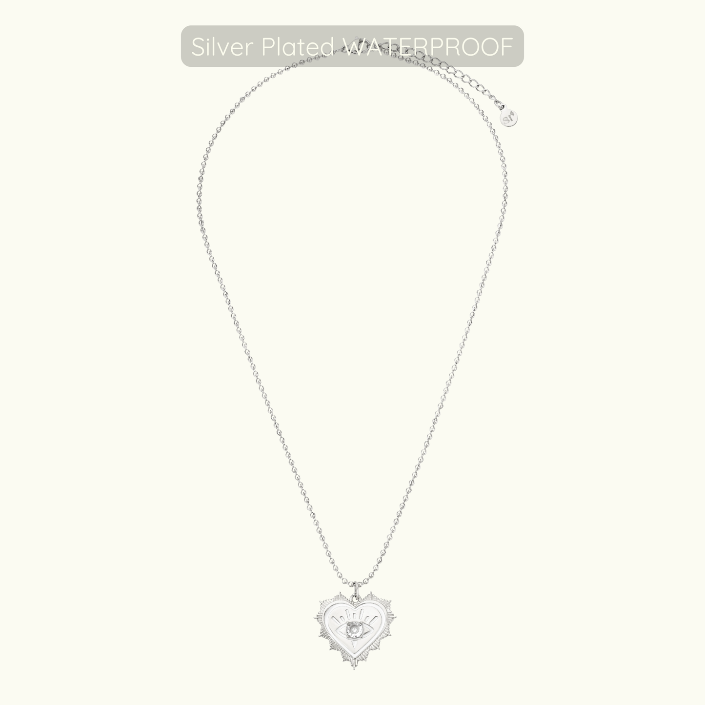 Sabrina Necklace - Silver Plated WATERPROOF