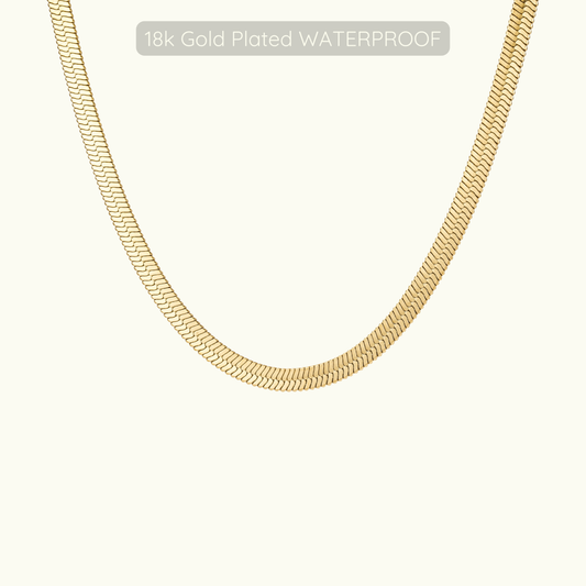 Lisa Halo Necklace - 18k Gold Plated - Waterproof