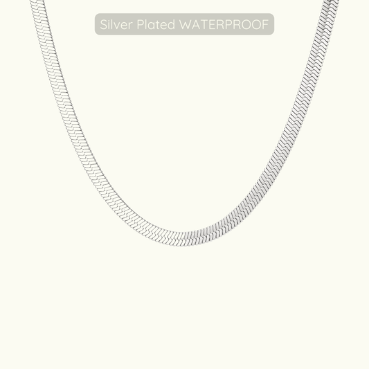 Lisa Halo Necklace - Silver - Waterproof