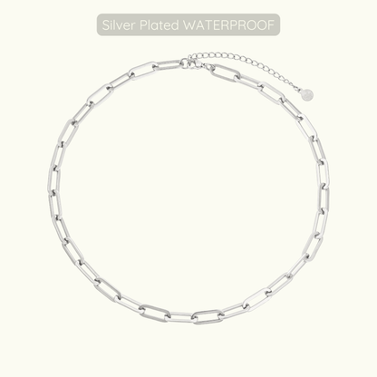 Kyle Halo Necklace - Silver Plated - Waterproof