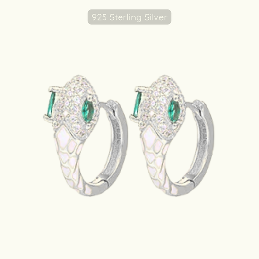 Taylor Hoops - 925 Sterling Silver