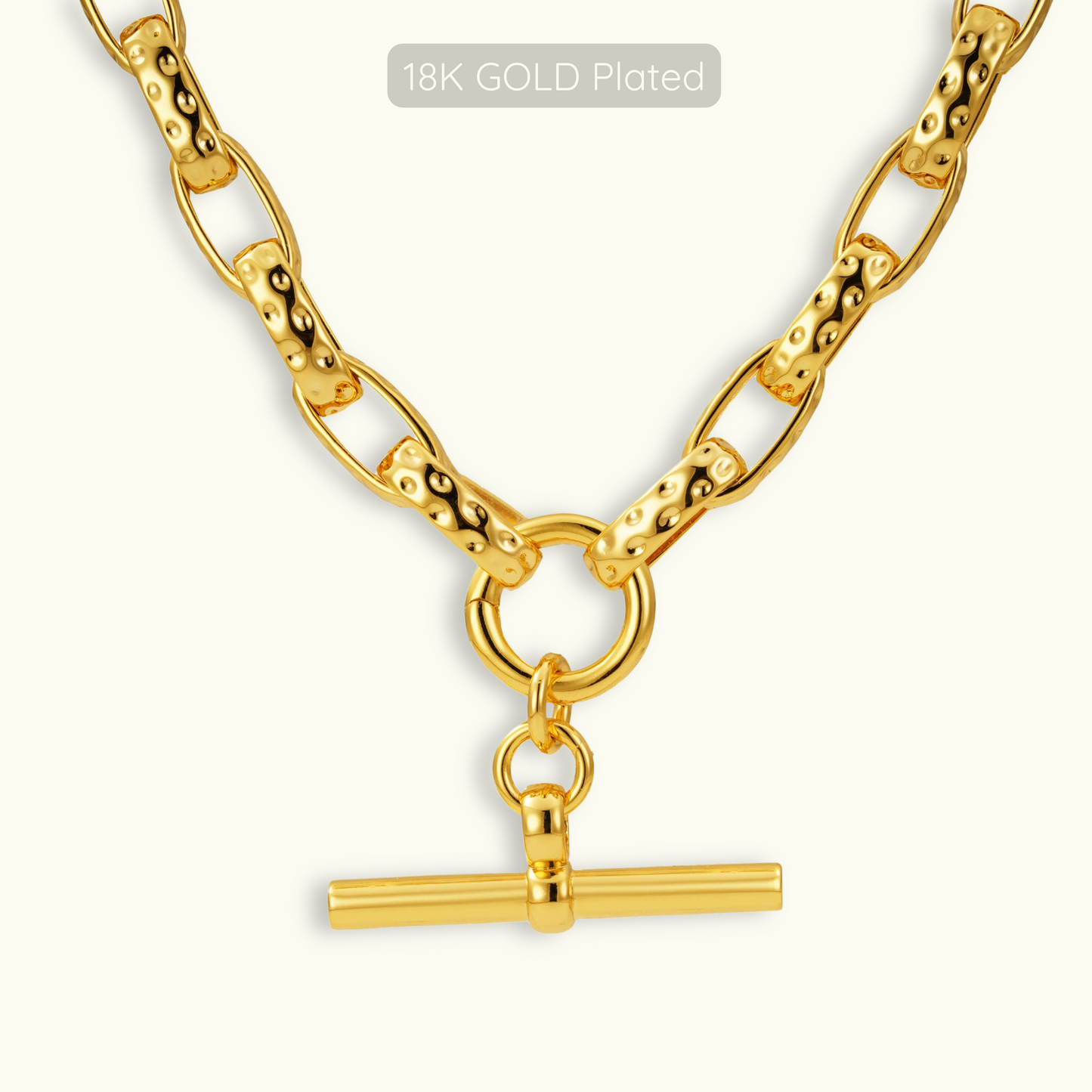 Trinity Necklace - 18k Gold Plated