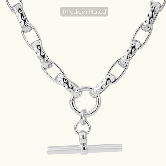 Trinity Necklace - Silver - Rhodium Plated