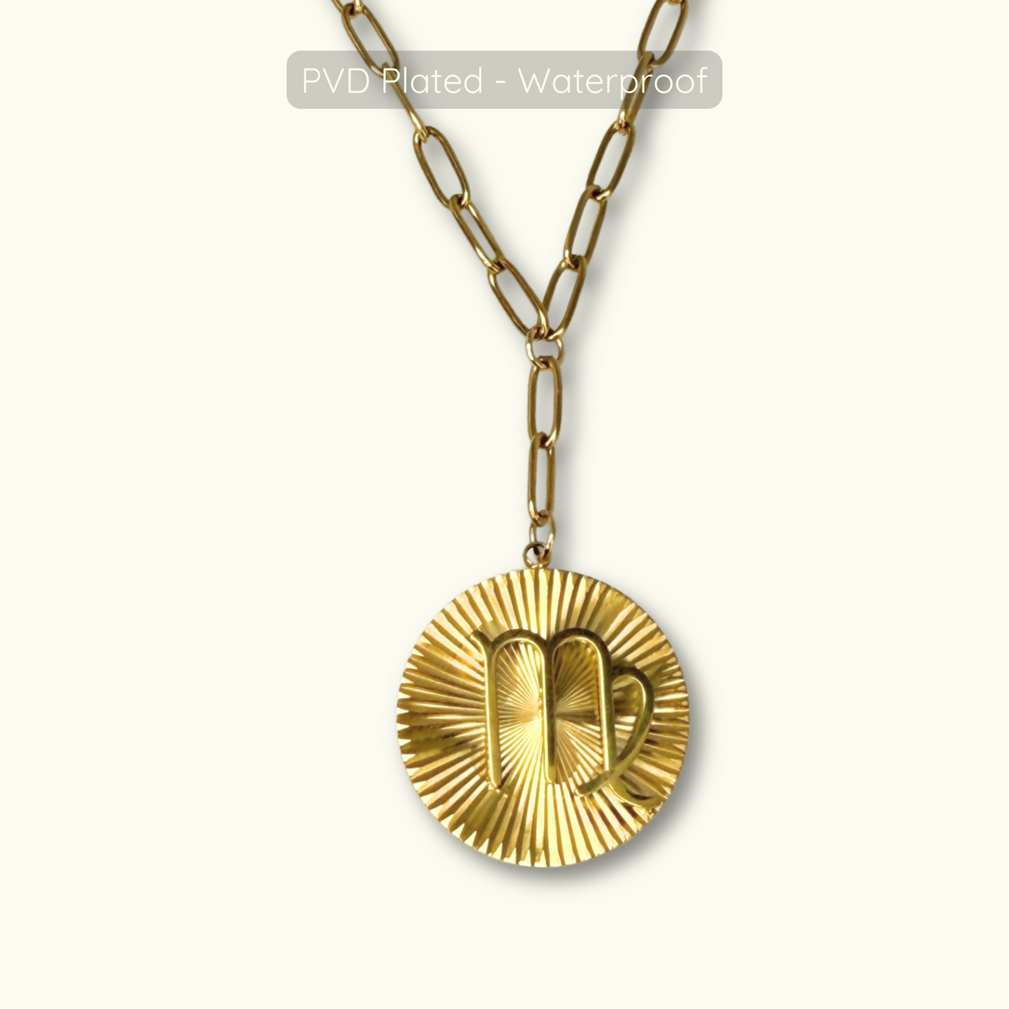 Symone Zodiac Necklace  - Waterproof - 18k Gold Plated PVD Plated